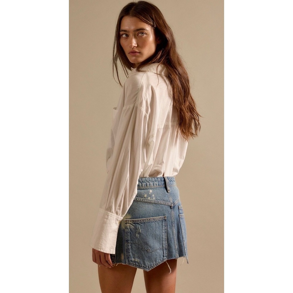 We the free Dolly Denim Mini NWT truest blue